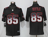 Nike 49ers 85 George Kittle Black Arch Smoke Vapor Untouchable Limited Jersey,baseball caps,new era cap wholesale,wholesale hats